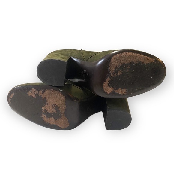 LAURENCE DACADE Pete Ankle Boots, Olive‎ Green Nubuck, Size 37.5 - Picture 7 of 12
